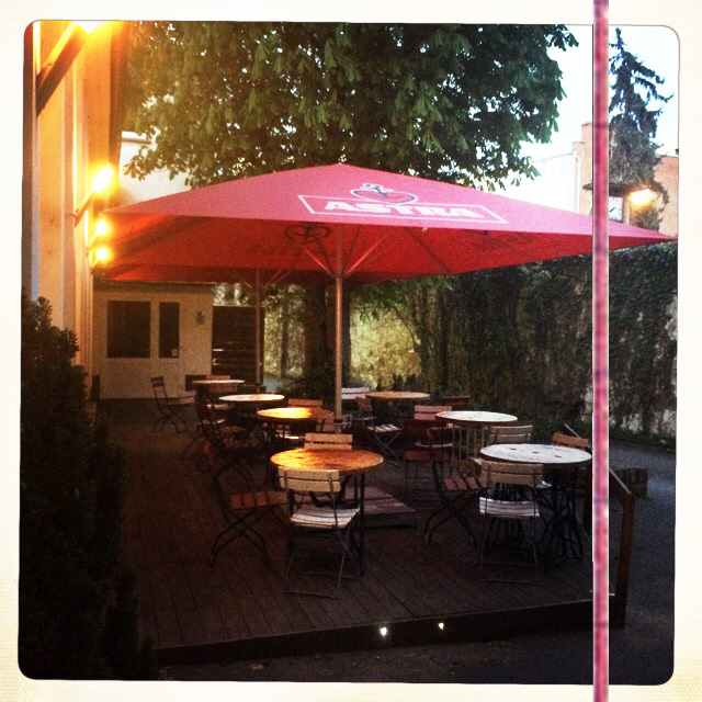 Sommerterrasse in Dohle stolz