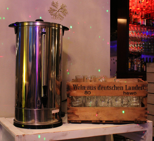 Glühwein im Kessel